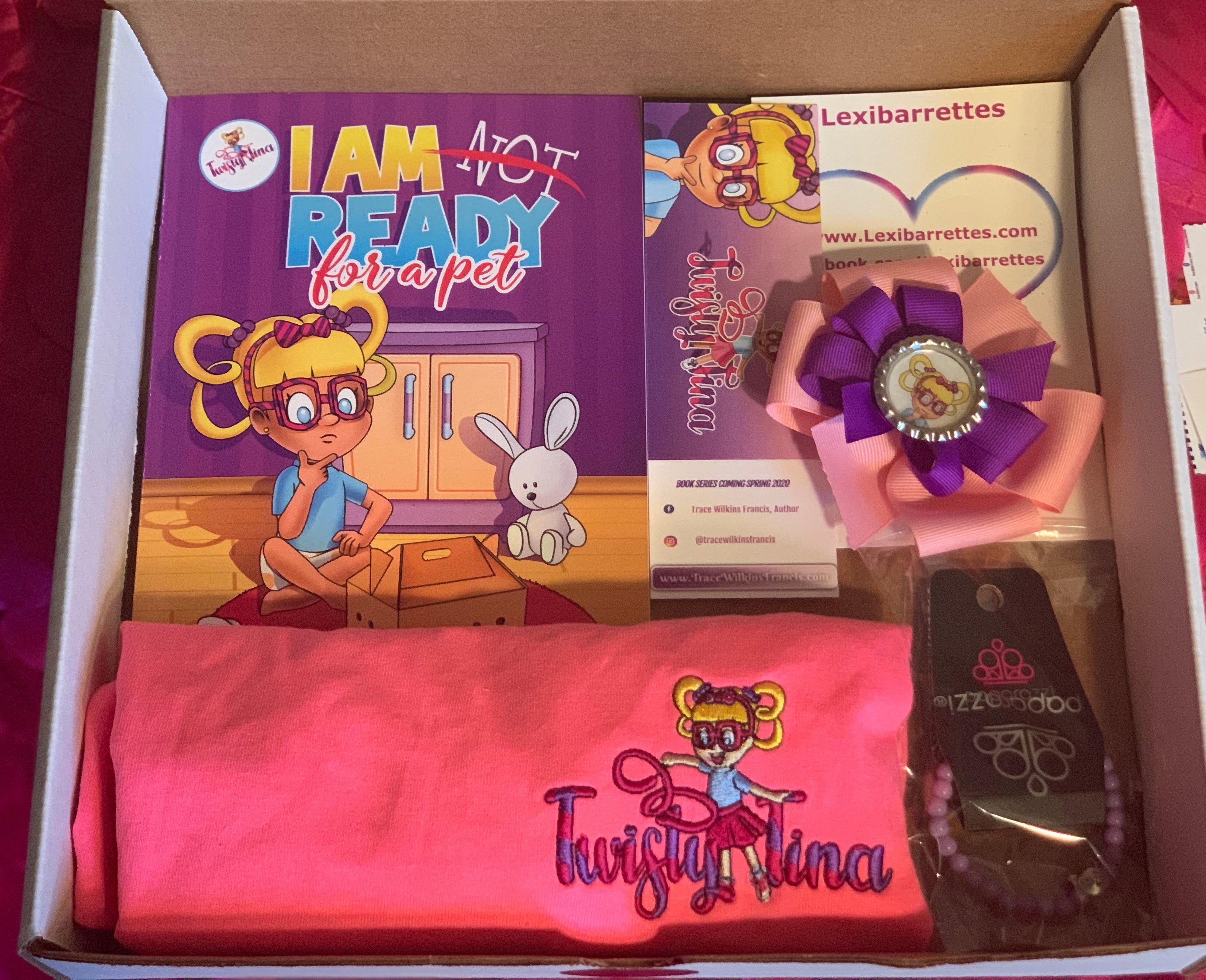 Twisty Tina Book Bundle (T-Shirt + Bracelet + Hairbow)
